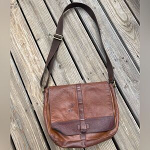 Fossil leather crossbody bag